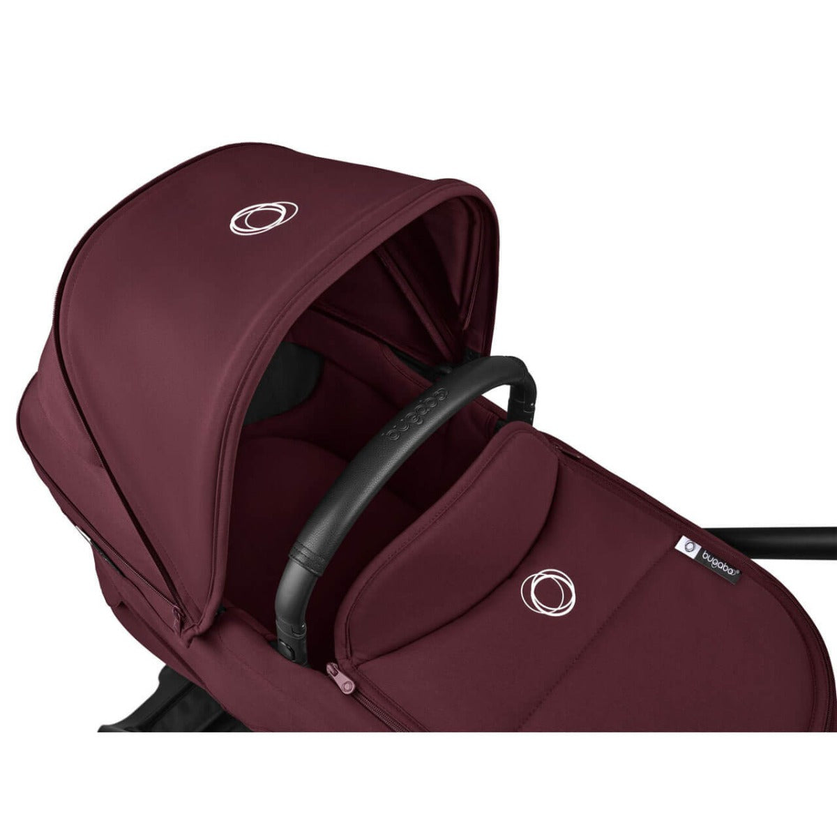 Bugaboo Dragonfly Ultimate Cybex Cloud T Travel System Bundle - Black/Dark Cherry 16
