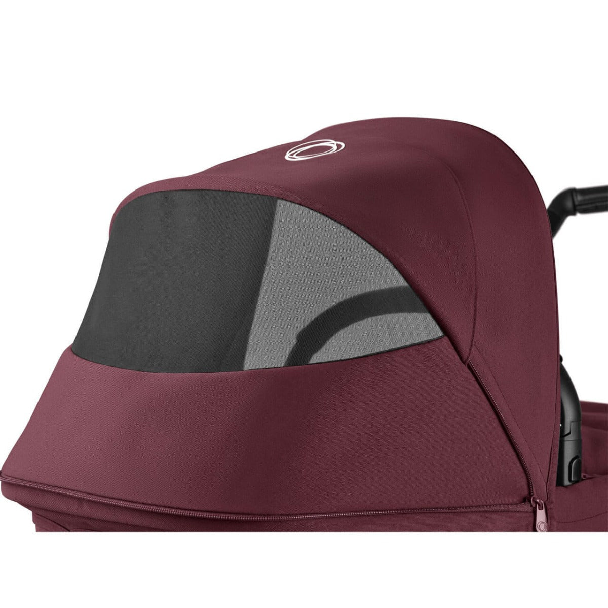 Bugaboo Dragonfly Ultimate Maxi-Cosi Pebble 360 Pro2 Travel System Bundle - Black/Dark Cherry 26