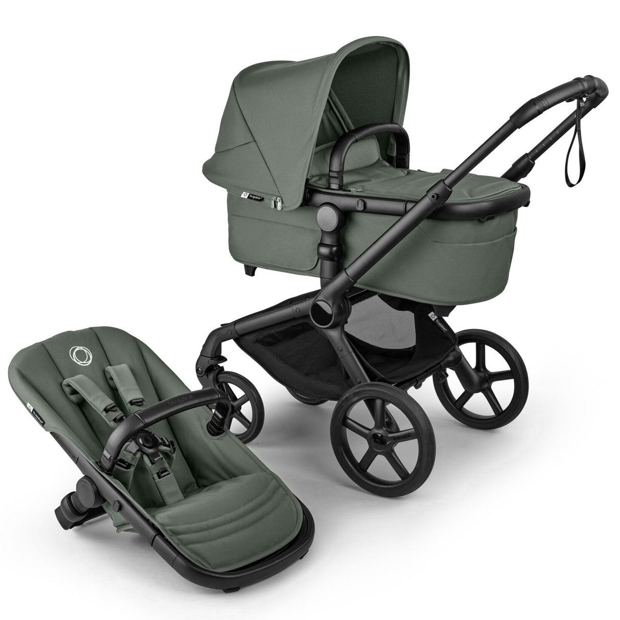 Bugaboo Fox 5 Renew with Otter 360 Travel System Bundle - Forest Green 12