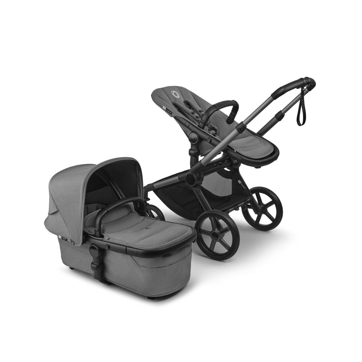 Bugaboo Fox 5 Renew Ultimate Cybex Cloud T Travel System Bundle - Moon Grey 6