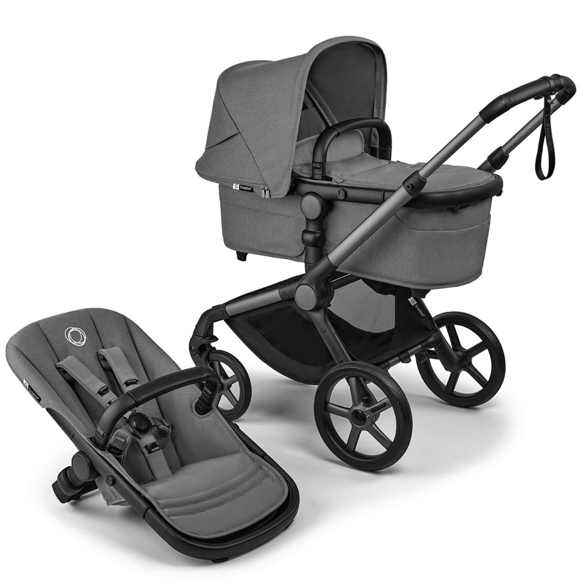 Bugaboo Fox 5 Renew with Turtle Air 360 Travel System Bundle - Moon Grey 4