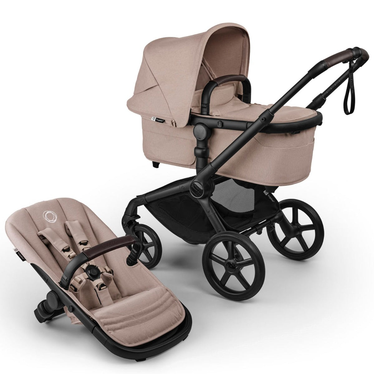 Bugaboo Fox 5 Renew Ultimate Maxi-Cosi Cabriofix iSize Travel System Bundle - Desert Taupe Melange 4