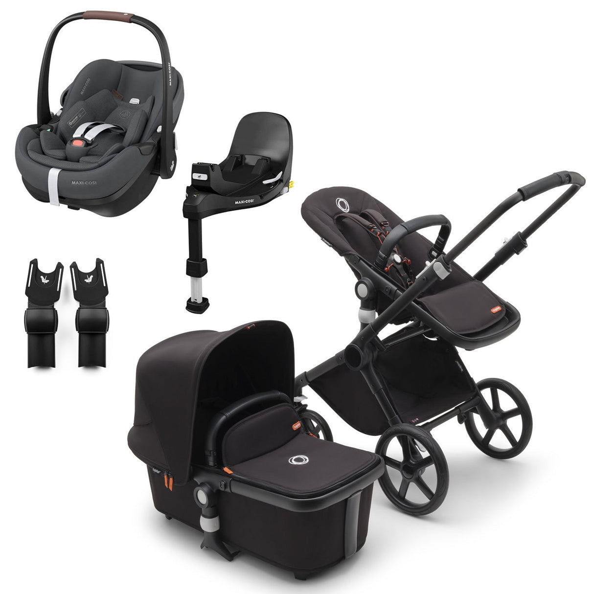 Bugaboo Fox Cub with Maxi-Cosi Pebble 360 Pro2 & Familyfix 360 Pro Base 12