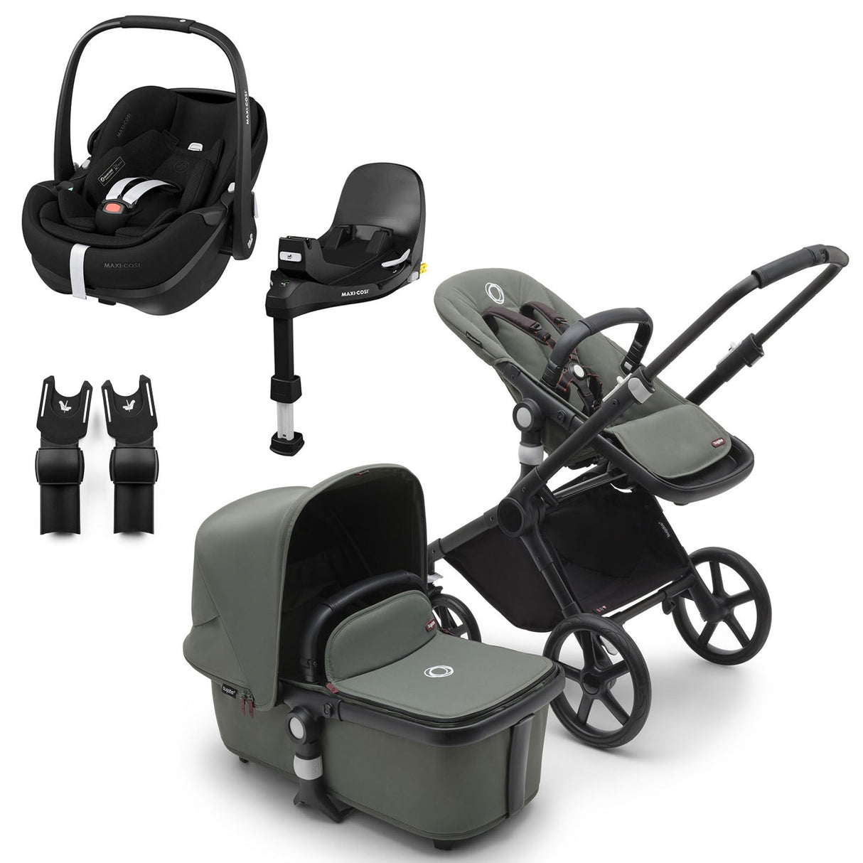 Bugaboo Fox Cub with Maxi-Cosi Pebble 360 Pro2 & Familyfix 360 Pro Base 10