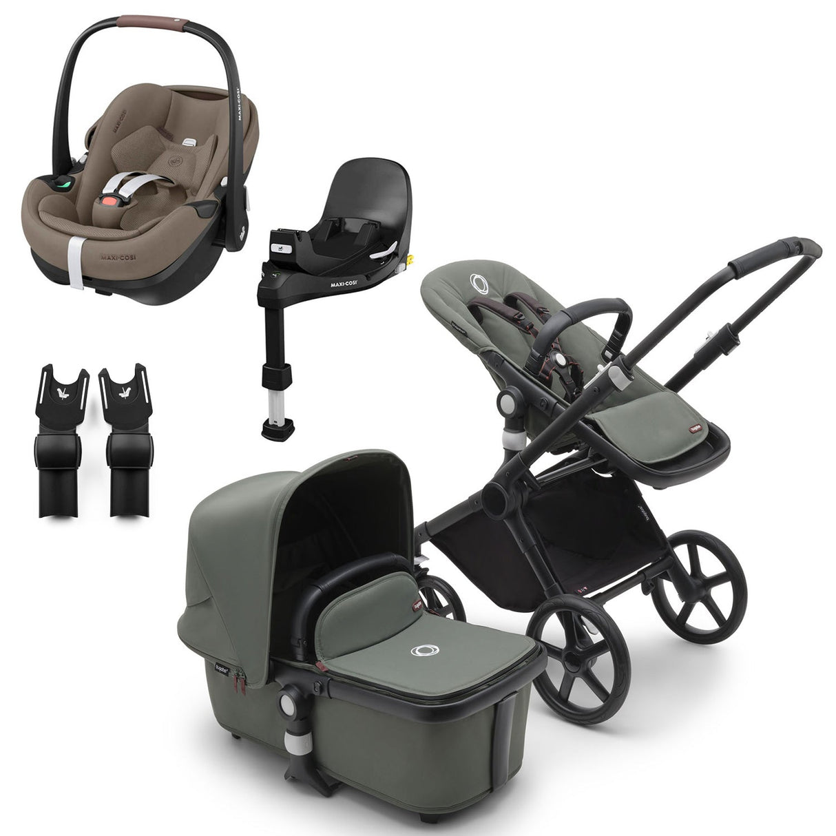 Bugaboo Fox Cub with Maxi-Cosi Pebble 360 Pro2 & Familyfix 360 Pro Base 5