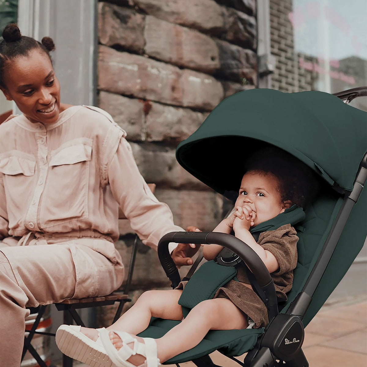 Silver Cross Clic 2 Compact Stroller - Conifer 7