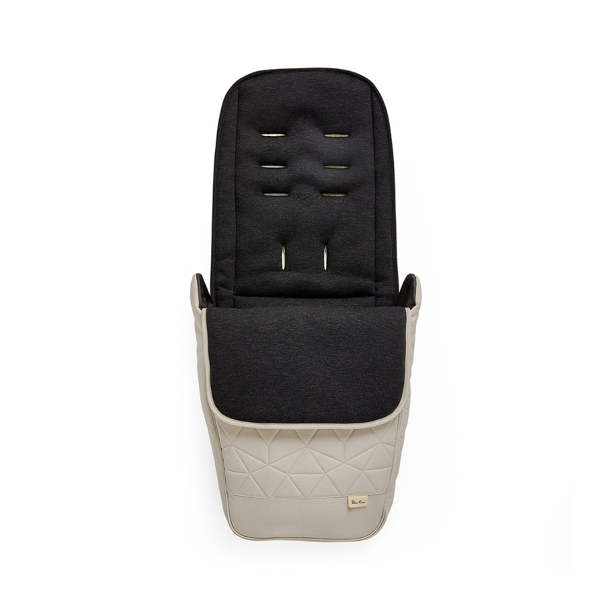 Silver Cross Clic 2 Compact Stroller & Footmuff - Latte 7