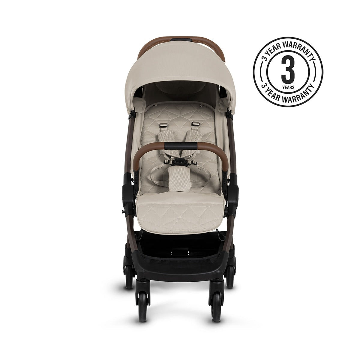Silver Cross Clic 2 Compact Stroller - Latte 3