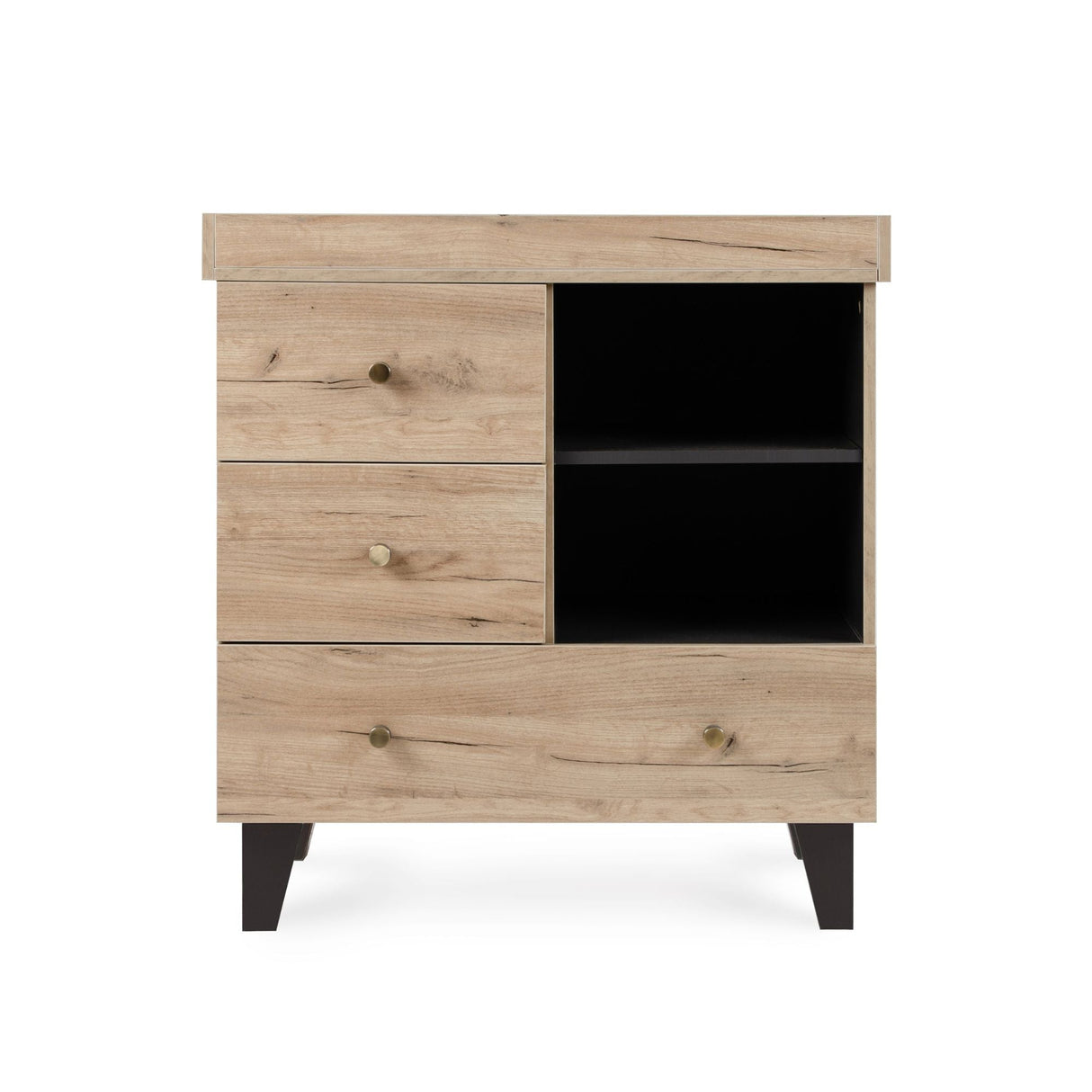 Tutti Bambini Como 2 Piece Room Set - Distressed Oak & Slate Grey