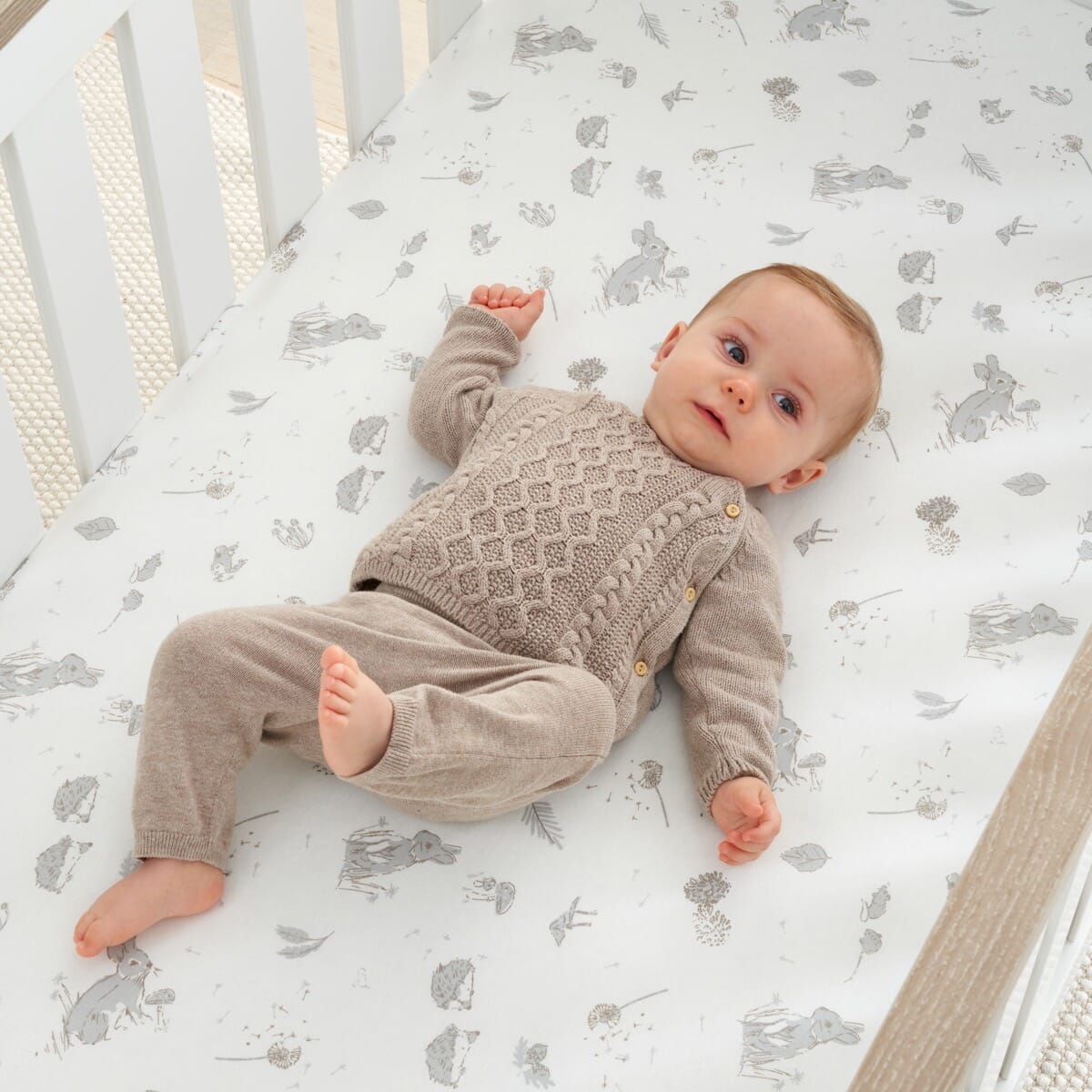 Tutti Bambini Cot Fitted Sheets 2pk - Cocoon
