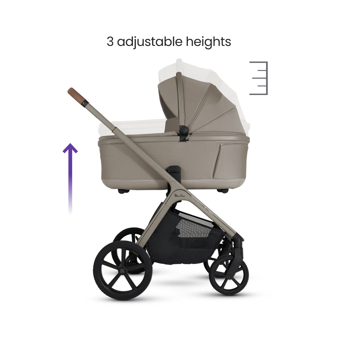 Silver Cross Cove Complete Stroller & Accessory Bundle - Champagne 7