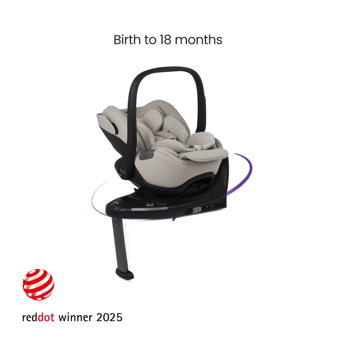 Silver Cross Cove Ultimate 360 Car Seat Bundle - Champagne 2