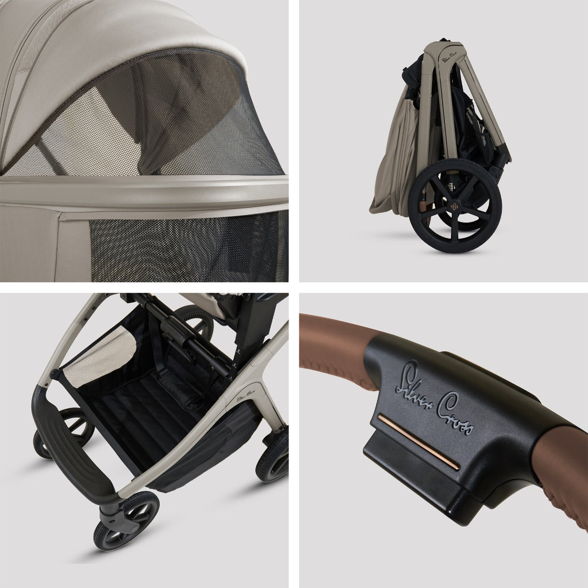 Silver Cross Cove Ultimate 360 Family Car Seat Bundle - Champagne 14