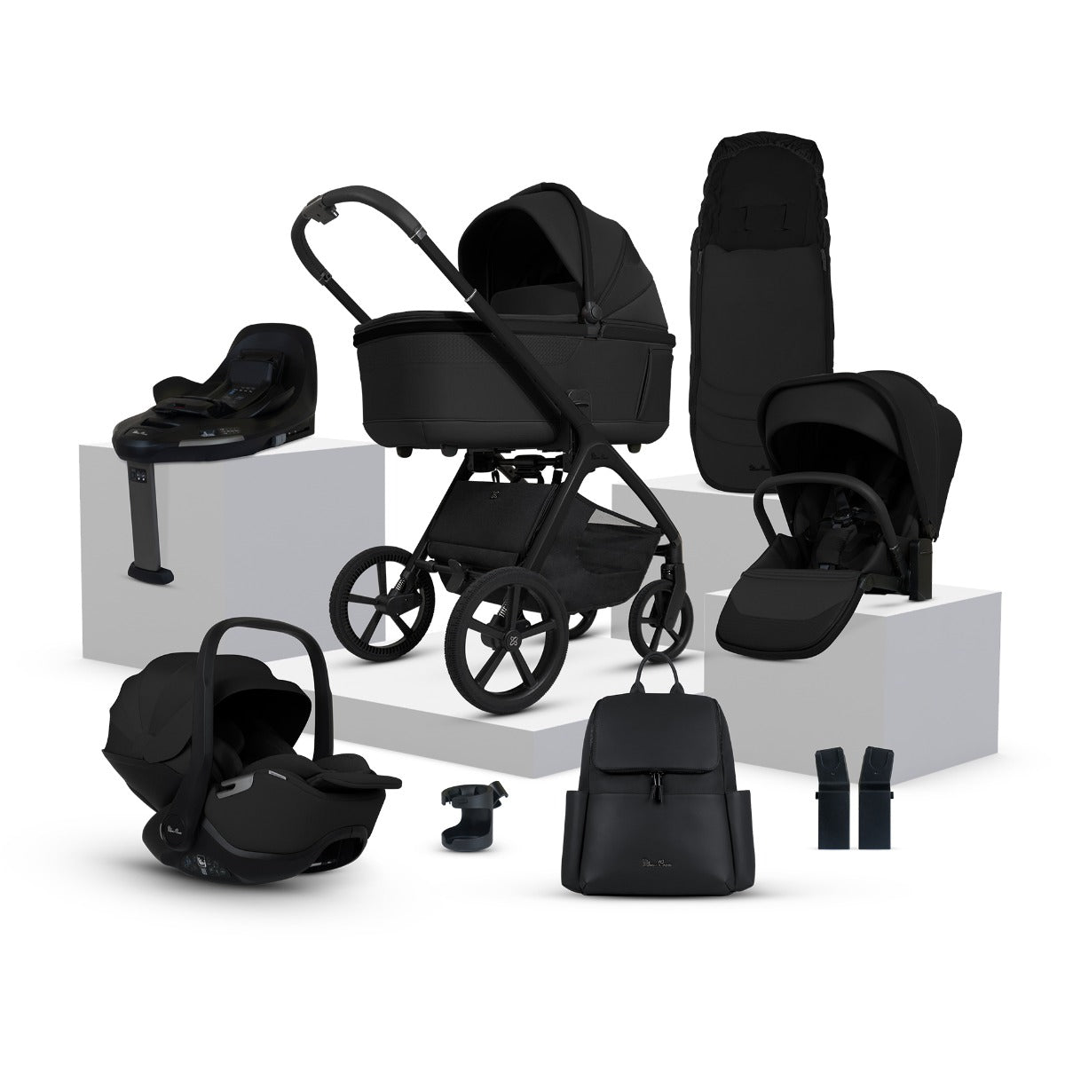 Silver Cross Cove Ultimate 360 Car Seat & Accessory Bundle - Onyx