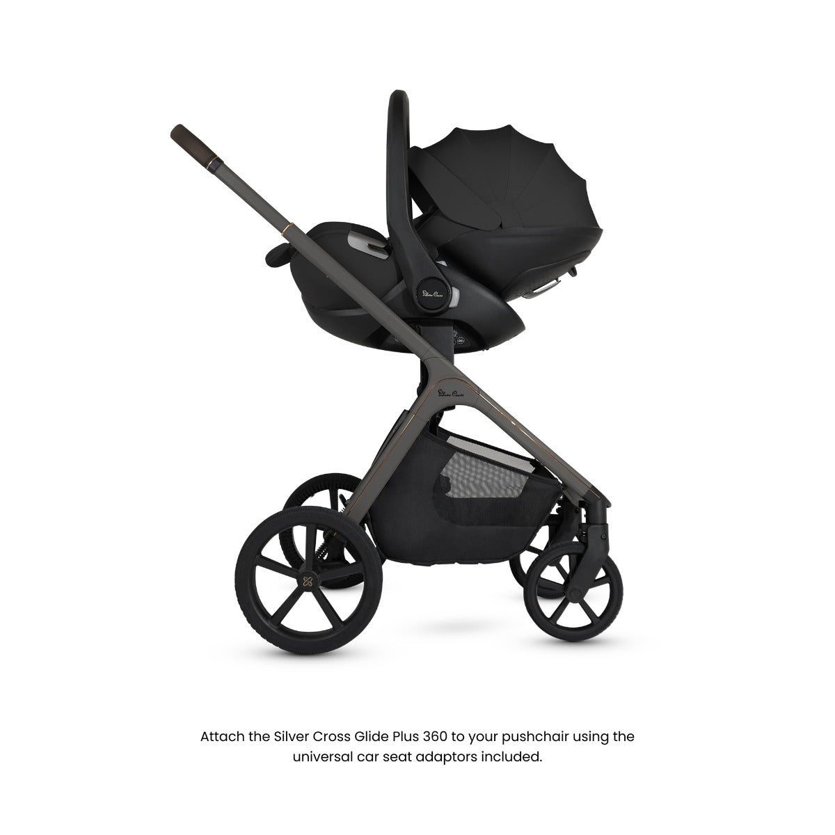 Silver Cross Cove Ultimate Cybex Cloud T Car Seat Bundle - Onyx 15
