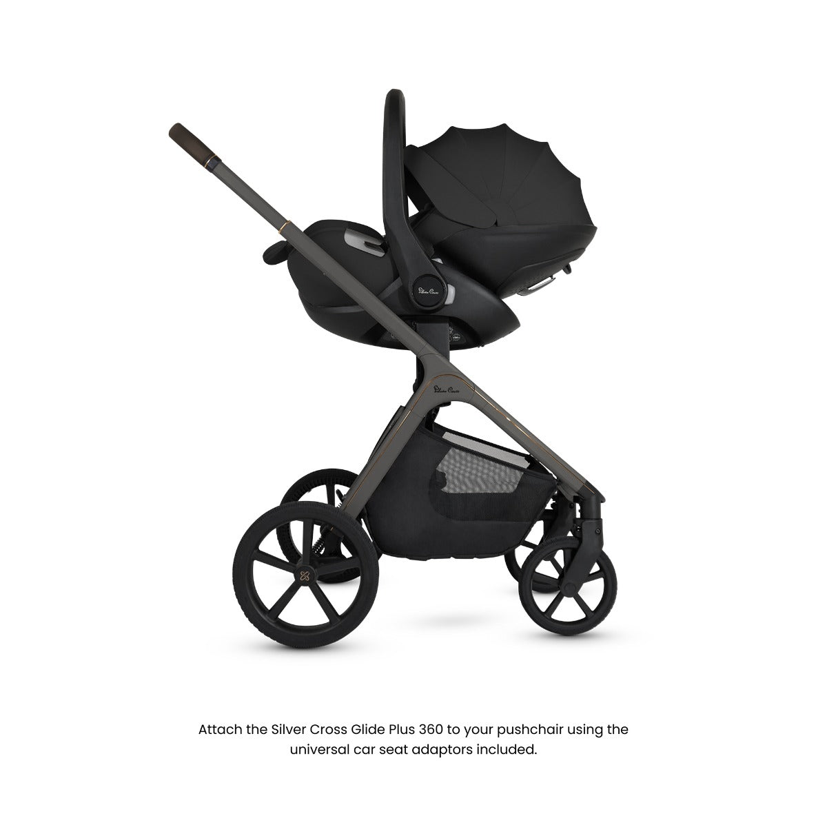 Silver Cross Cove Ultimate 360 Family Car Seat & Accessory Bundle - Onyx