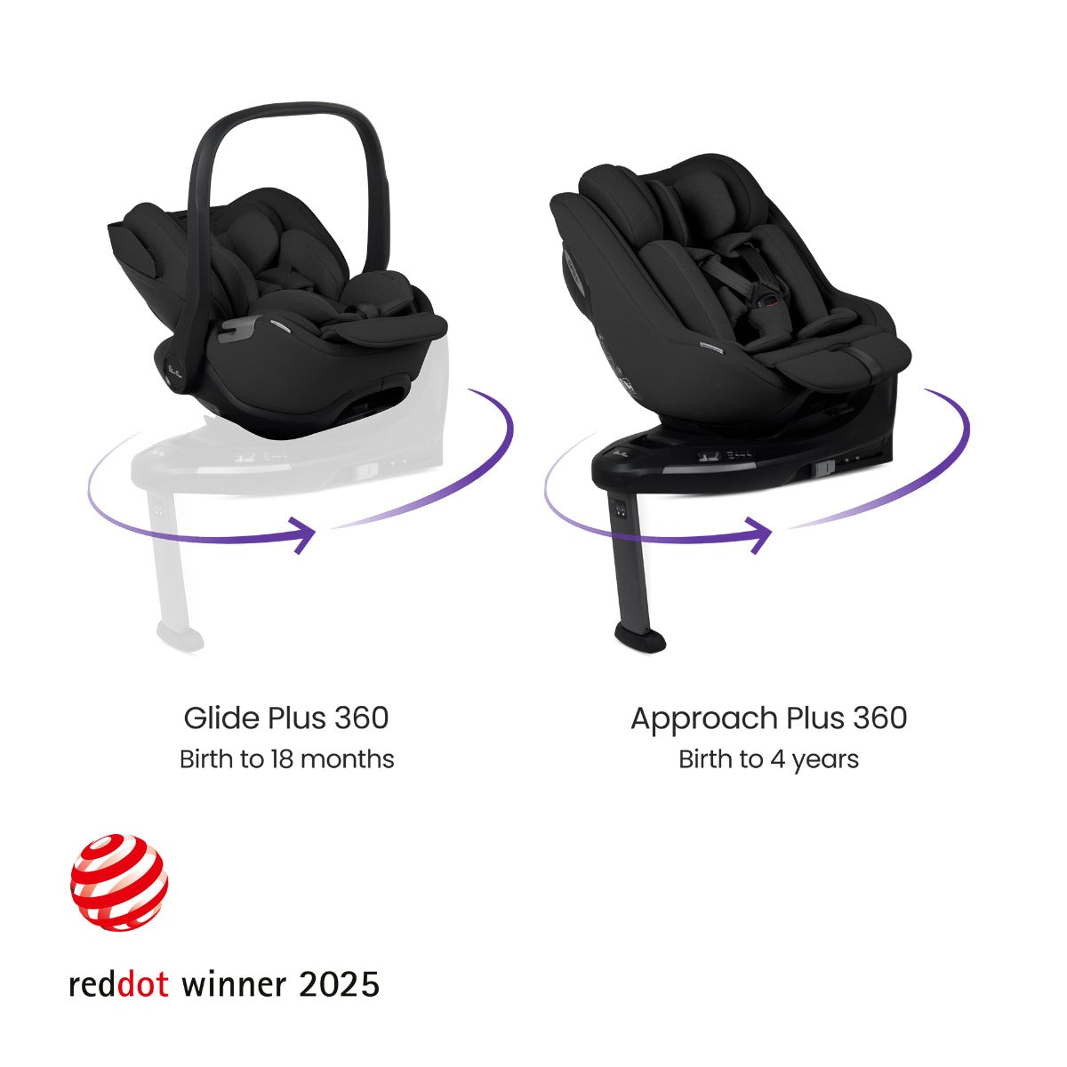 Silver Cross Cove Ultimate 360 Family Car Seat & Accessory Bundle - Onyx