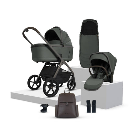 Silver Cross Cove Complete Stroller & Accessory Bundle - Pewter 1