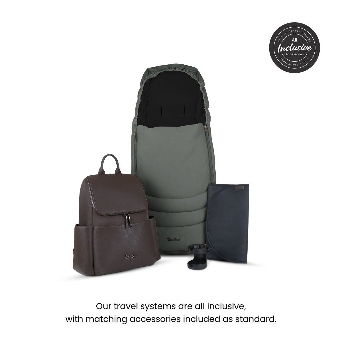 Silver Cross Cove Ultimate Accessory Bundle - Pewter