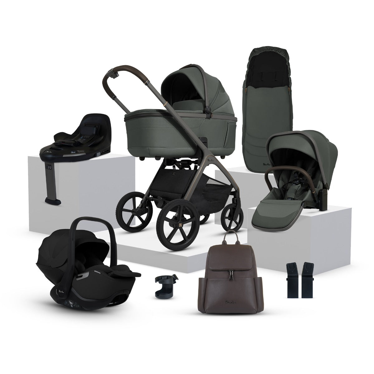 Silver Cross Cove Ultimate 360 Car Seat Bundle - Pewter 1