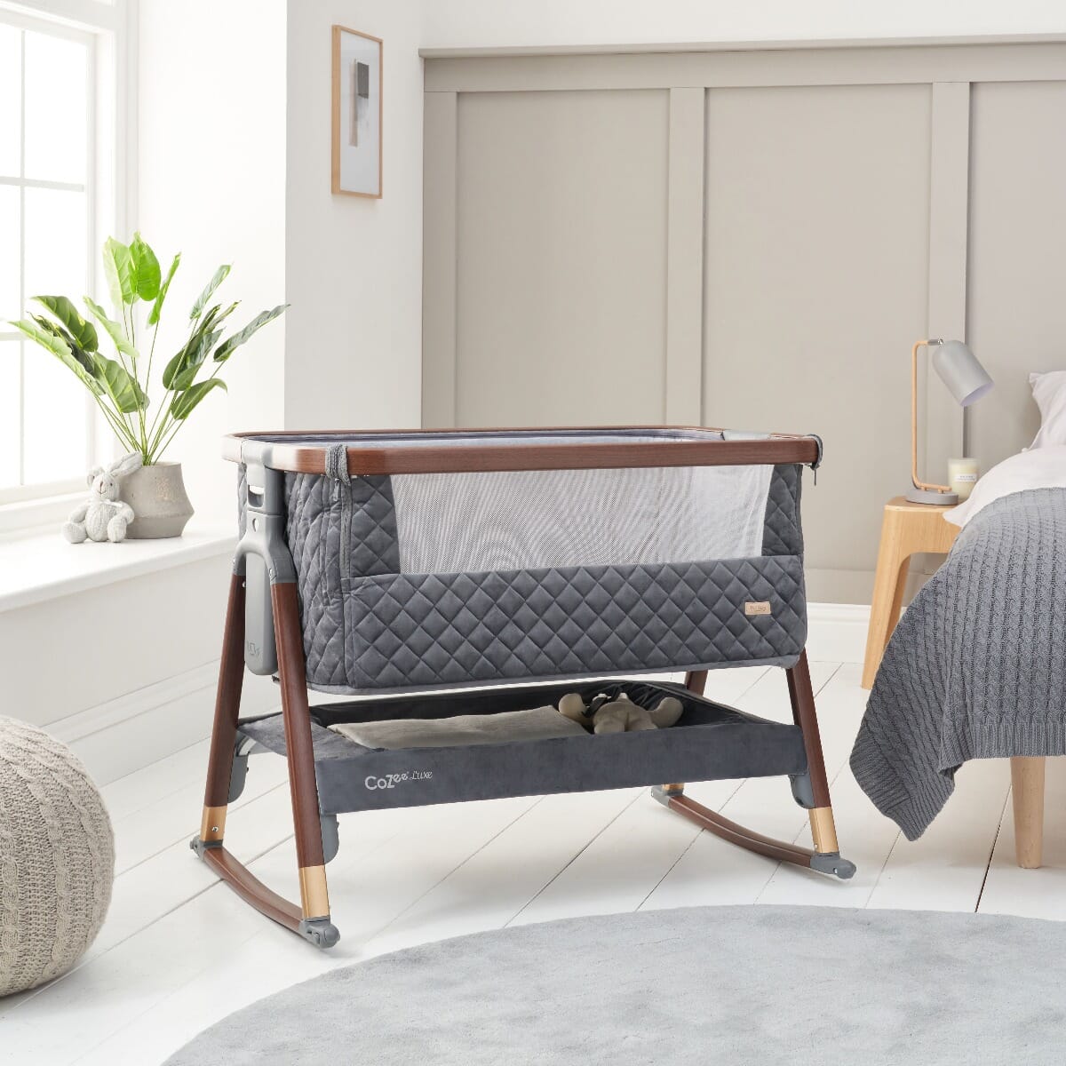 Tutti Bambini CoZee Luxe Rocking Bars - Walnut