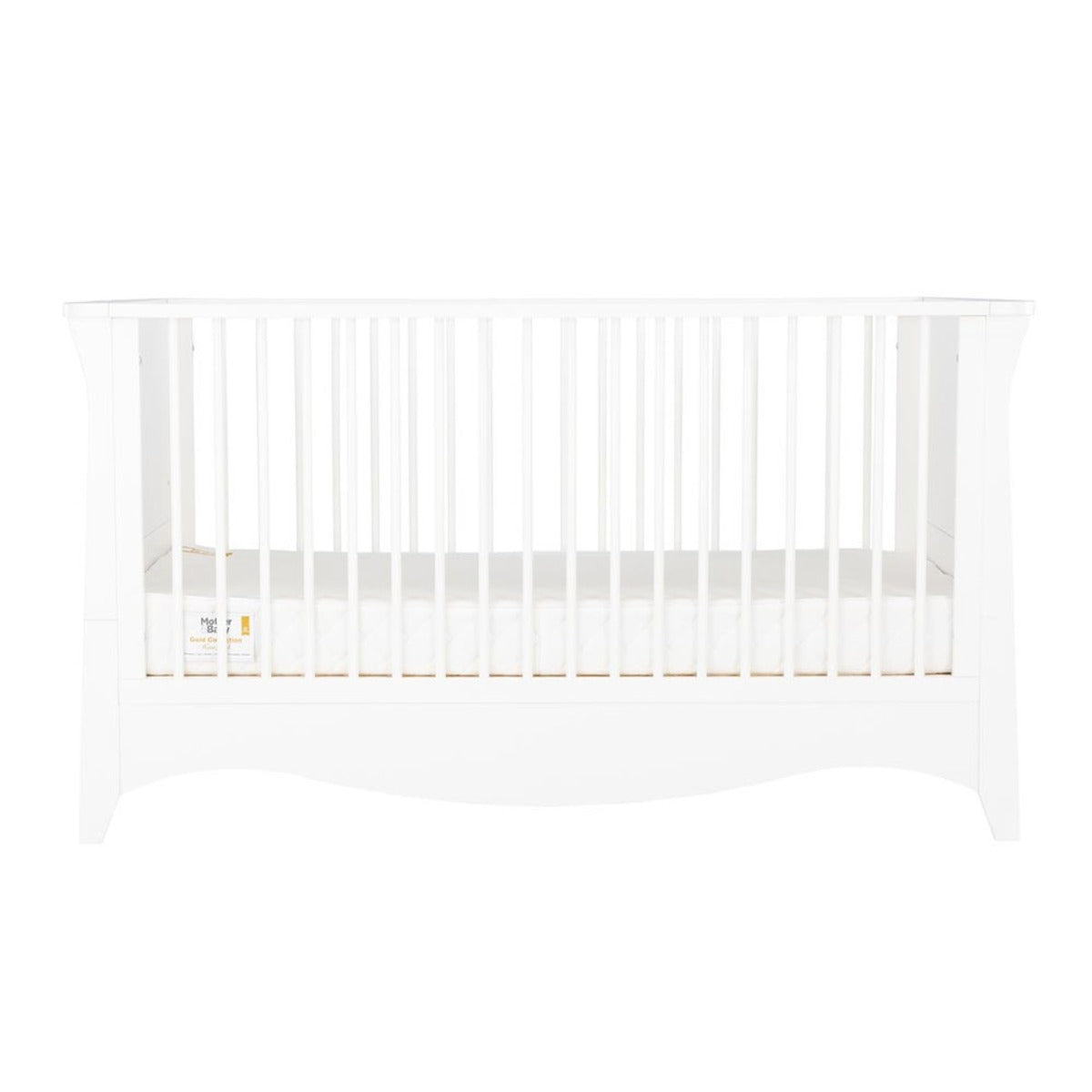 CuddleCo Clara 3 Piece Nursery Furniture Set (Cot Bed, Dresser & Wardrobe) - White 7
