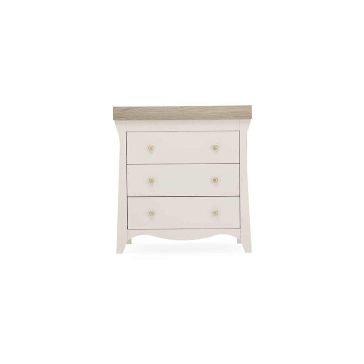 CuddleCo Clara 3 Drawer Dresser & Changer - Cashmere and Ash 5
