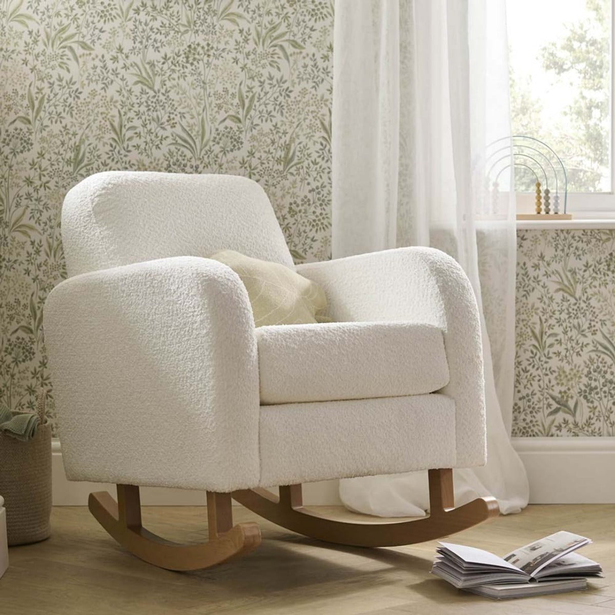 CuddleCo Etta Nursing Chair - Boucle Off White 1