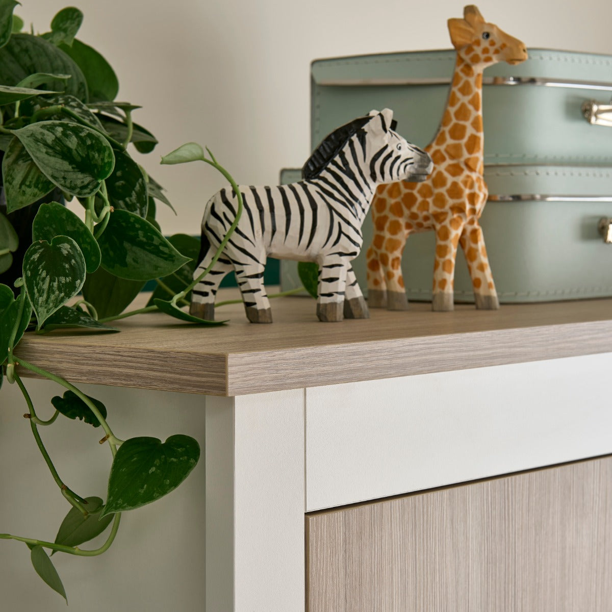 CuddleCo Ada 2 Piece Nursery Furniture Set – White and Ash 11