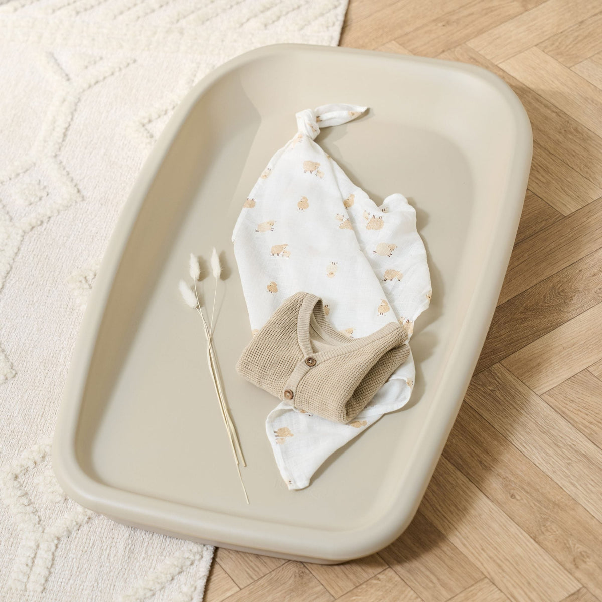 Tutti Bambini Cushi Baby Changing Mat - Cashmere