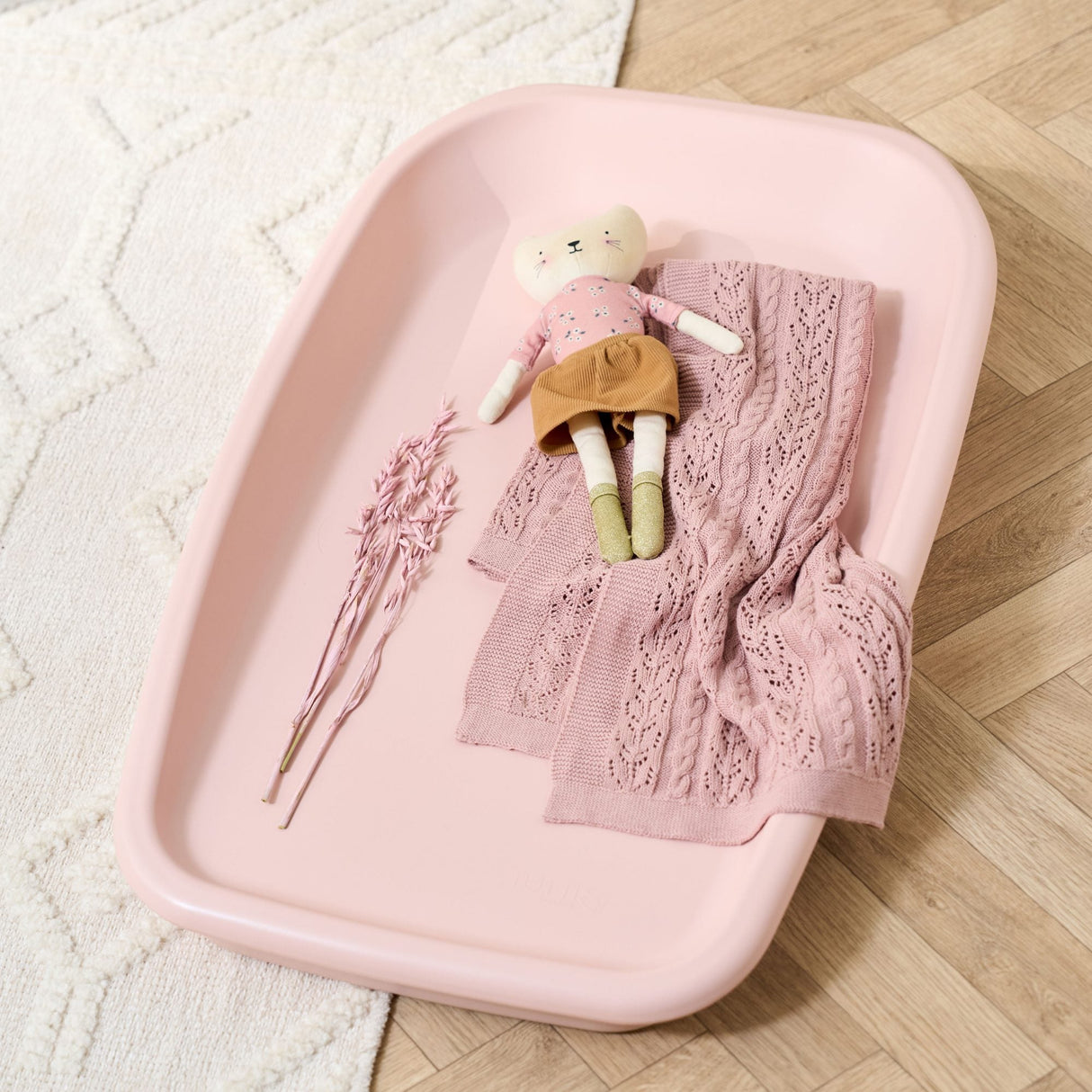 Tutti Bambini Cushi Baby Changing Mat - Petal