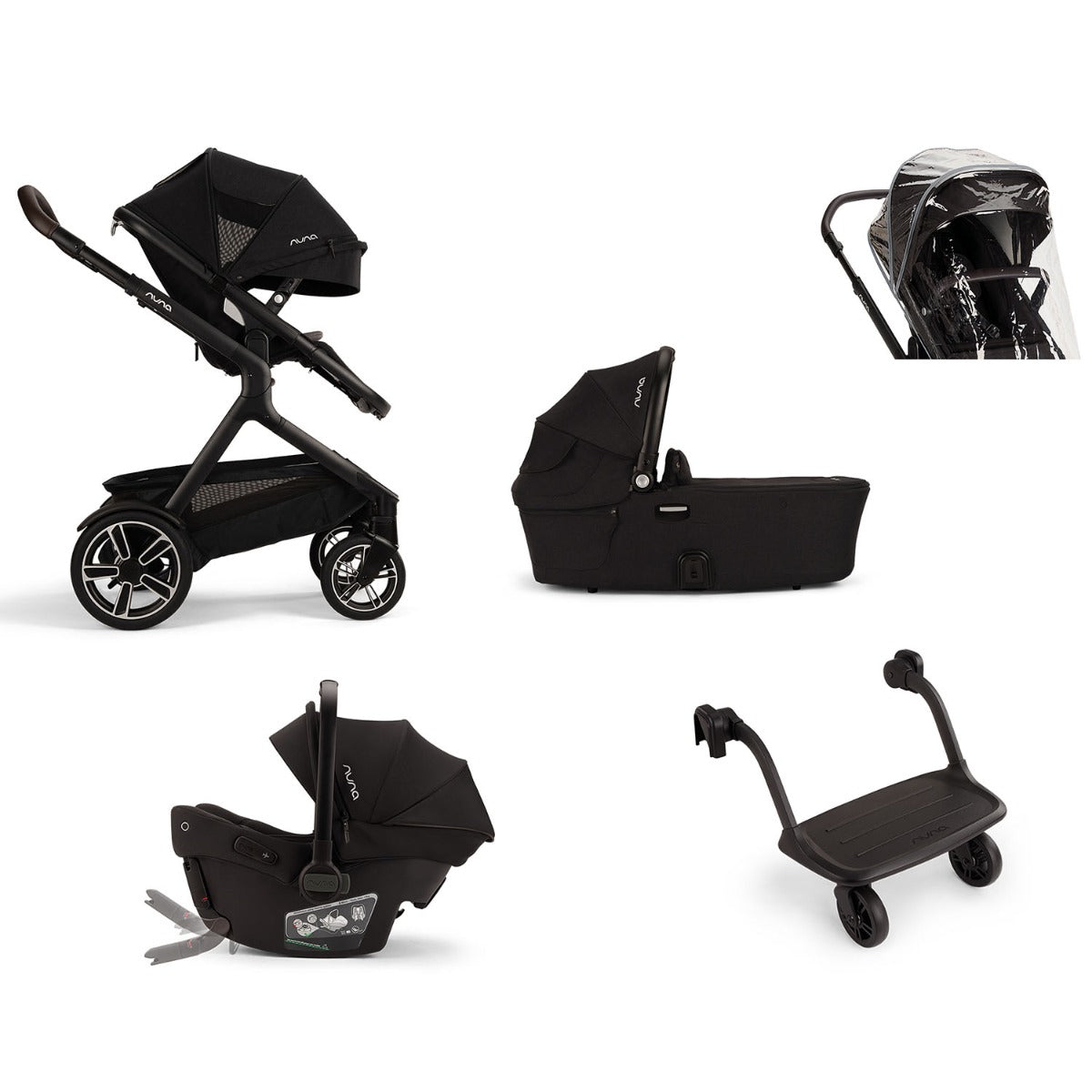 Nuna Demi Next + PIPA URBN Travel System Bundle - Caviar 1