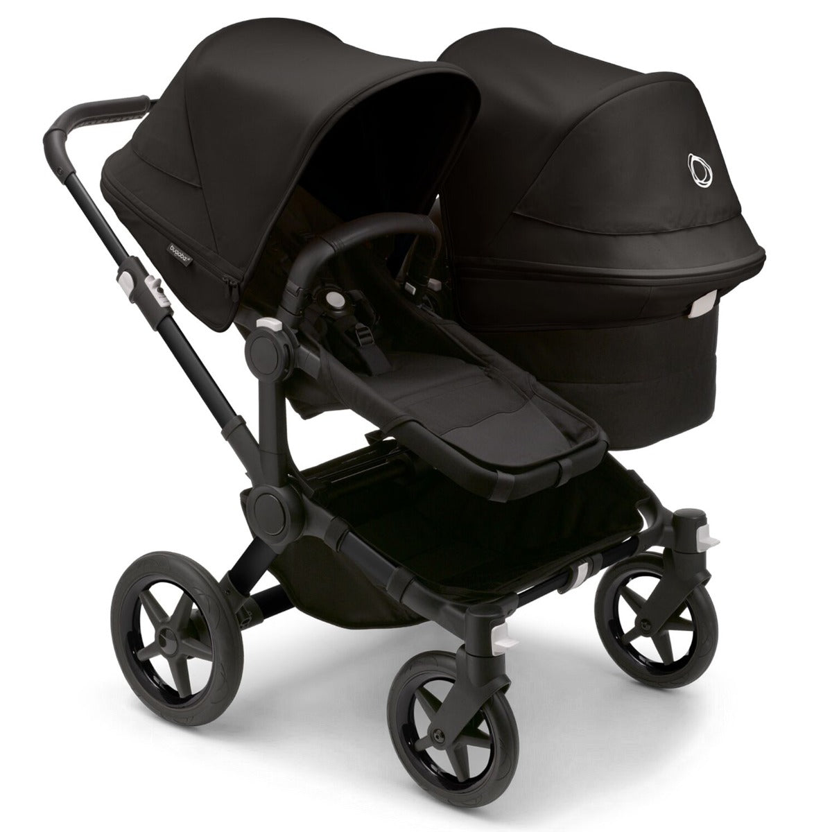 Bugaboo Donkey 5 Duo with Maxi-Cosi Pebble 360 Travel System - Black/Midnight Black 3
