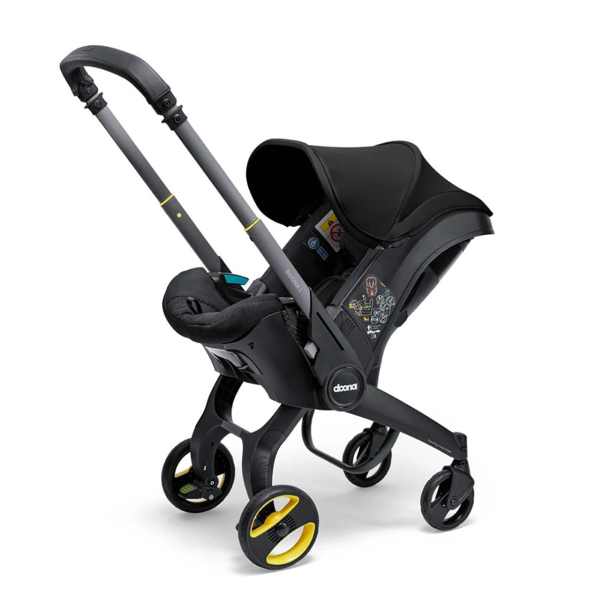 Doona i Infant Car Seat Stroller + IsoFix Base - Nitro Black 8