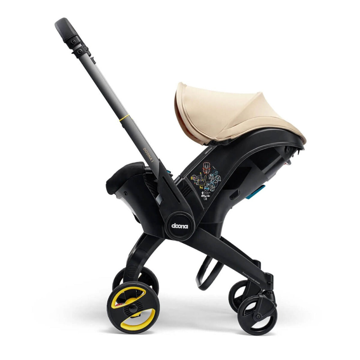 Doona i Infant Car Seat Stroller - Sahara Sand 4