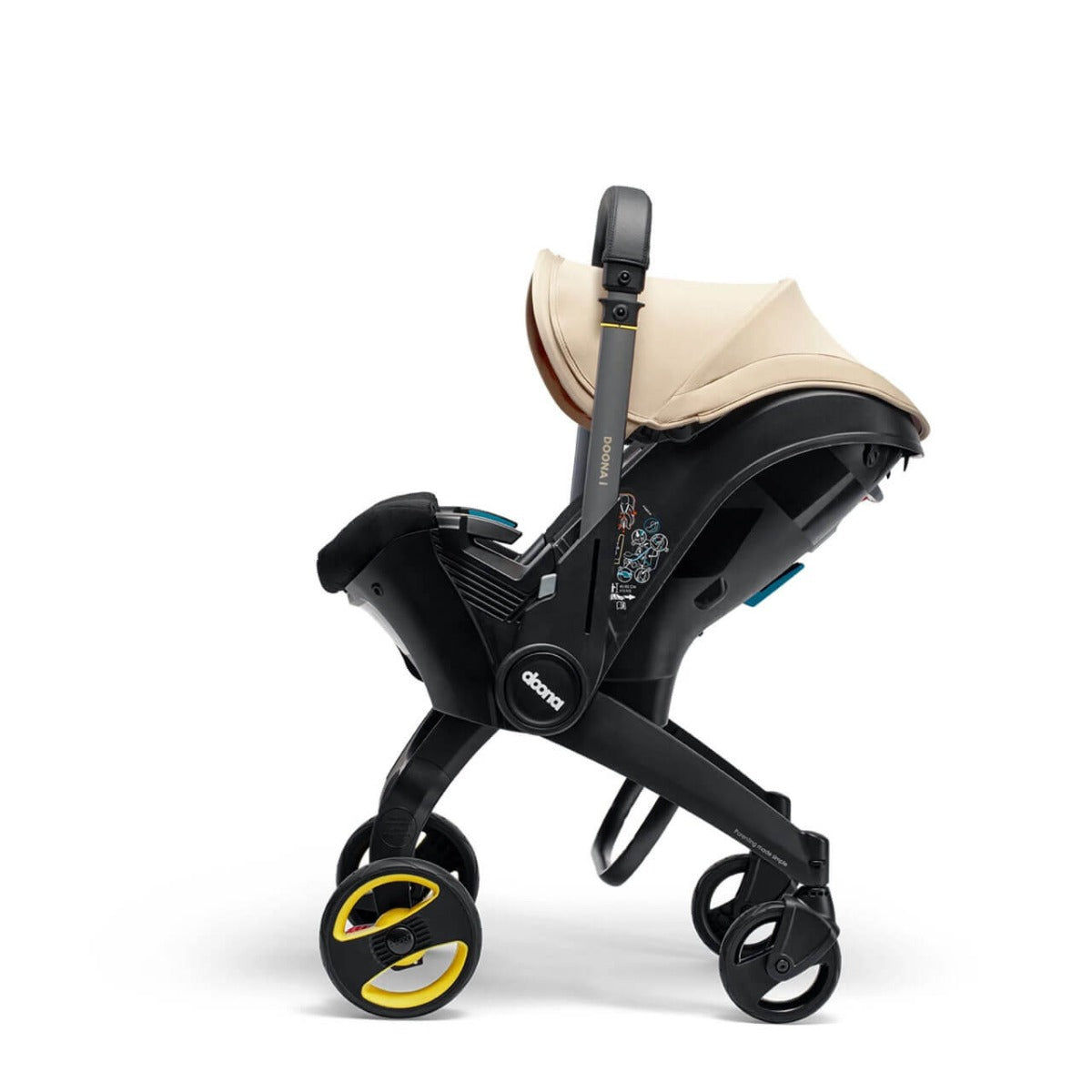 Doona i Infant Car Seat Stroller - Sahara Sand 5