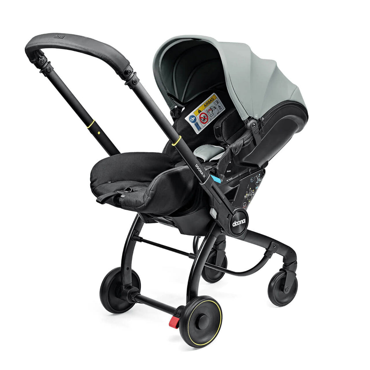 Doona X Infant Car Seat Stroller + IsoFix Base - Dusty Sage 6