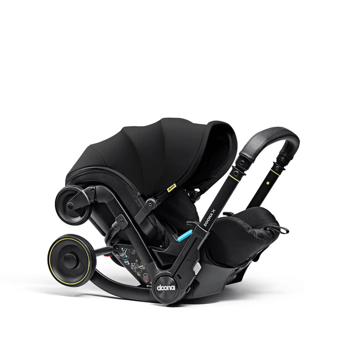 Doona X Infant Car Seat Stroller + IsoFix Base - Nitro Black 4