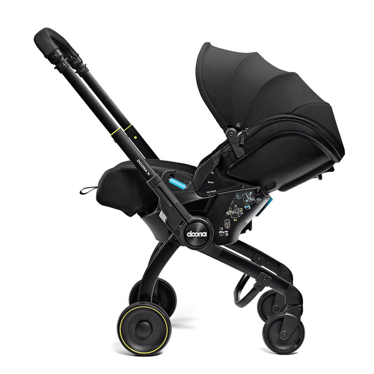 Doona X Infant Car Seat Stroller - Nitro Black 2