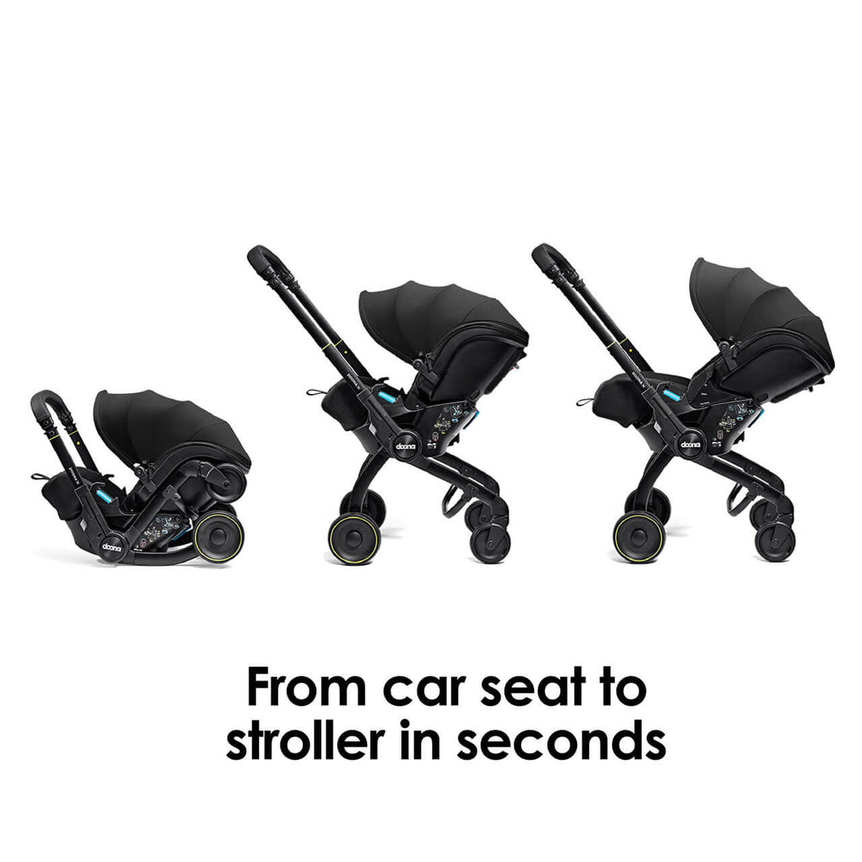 Doona X Infant Car Seat Stroller - Nitro Black 4