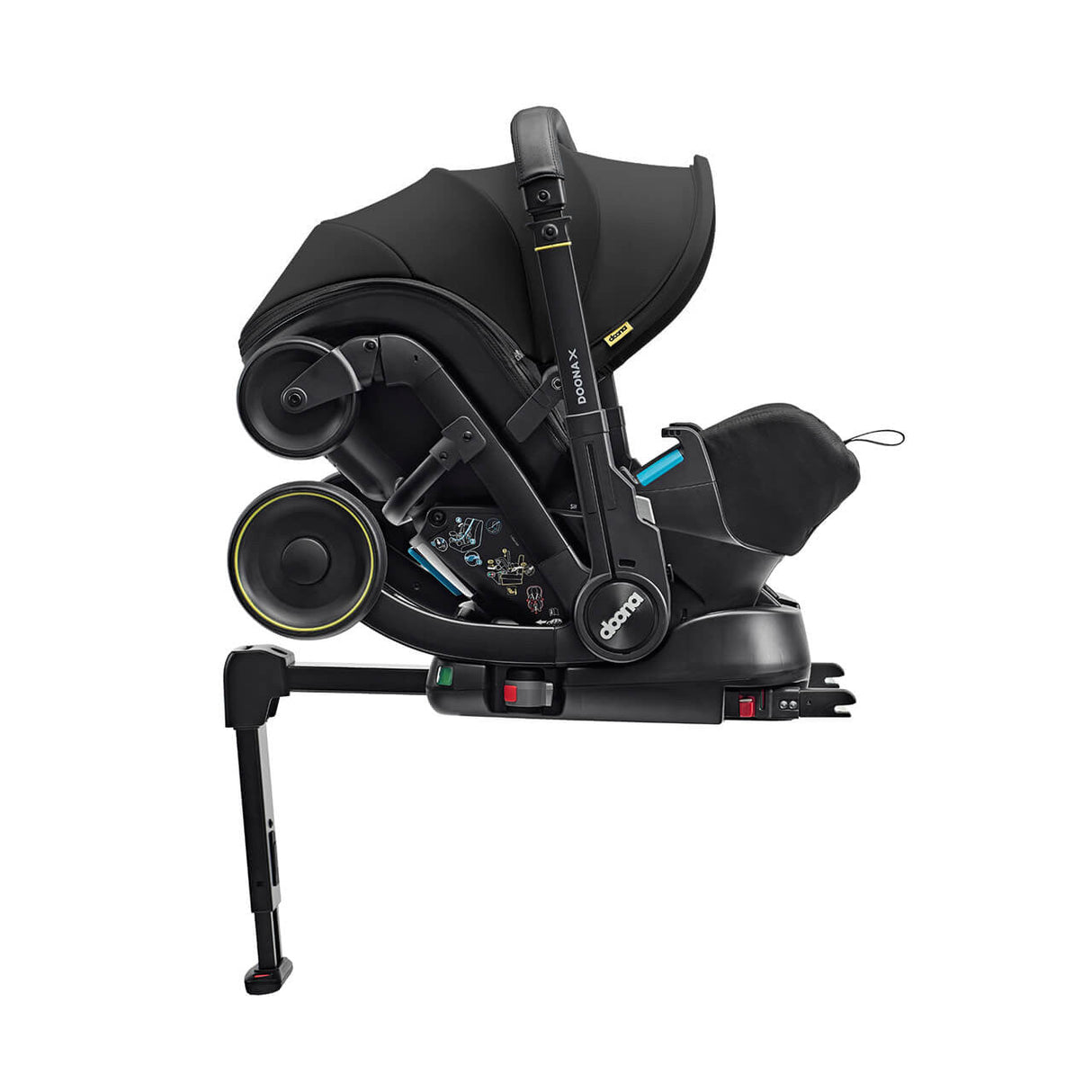 Doona X Infant Car Seat Stroller + IsoFix Base - Nitro Black 3