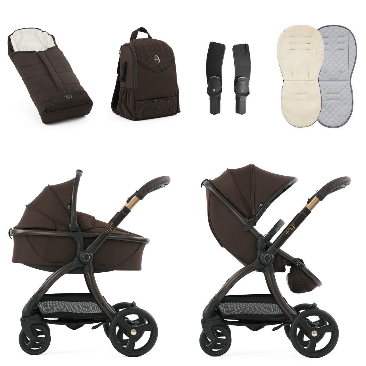 Egg 3 Stroller Special Edition Accessory Bundle - Turkish Coffee