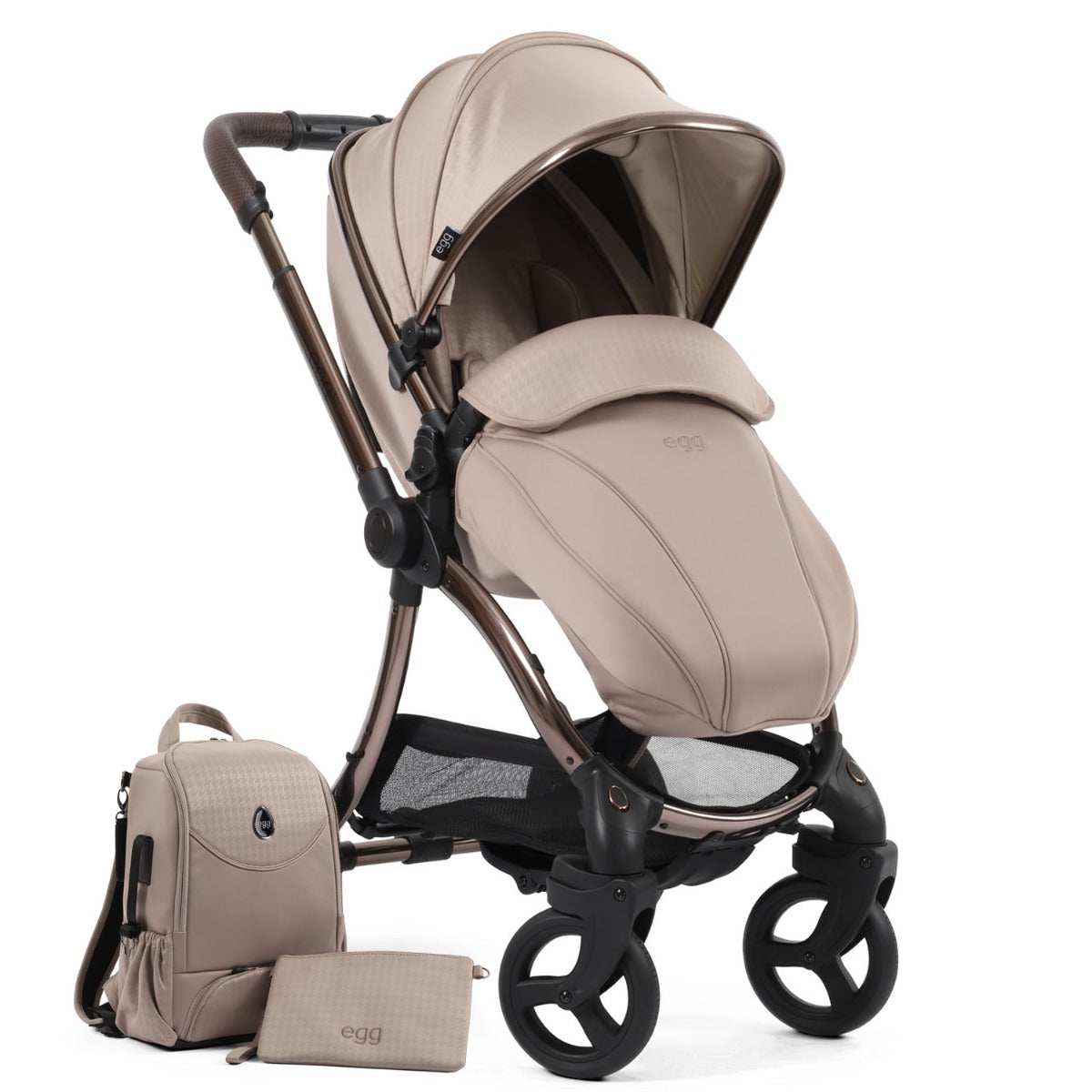 Egg 3 Stroller and Carrycot Special Edition - Houndstooth Almond 12