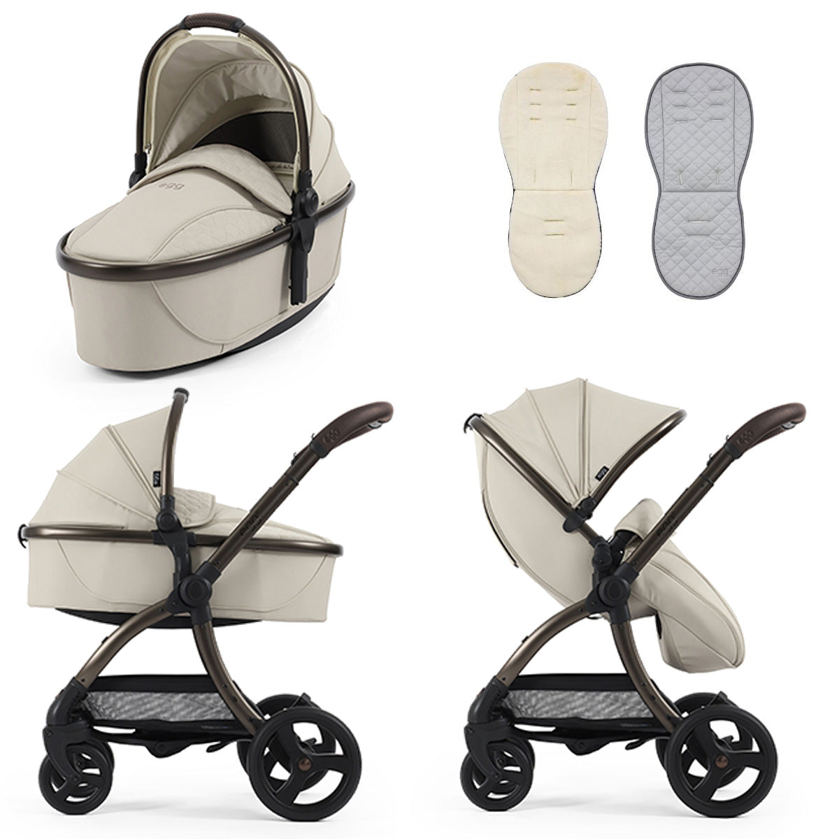 Egg 3 Luxury Cybex Cloud T i-Size Travel System Bundle - Cashmere 23