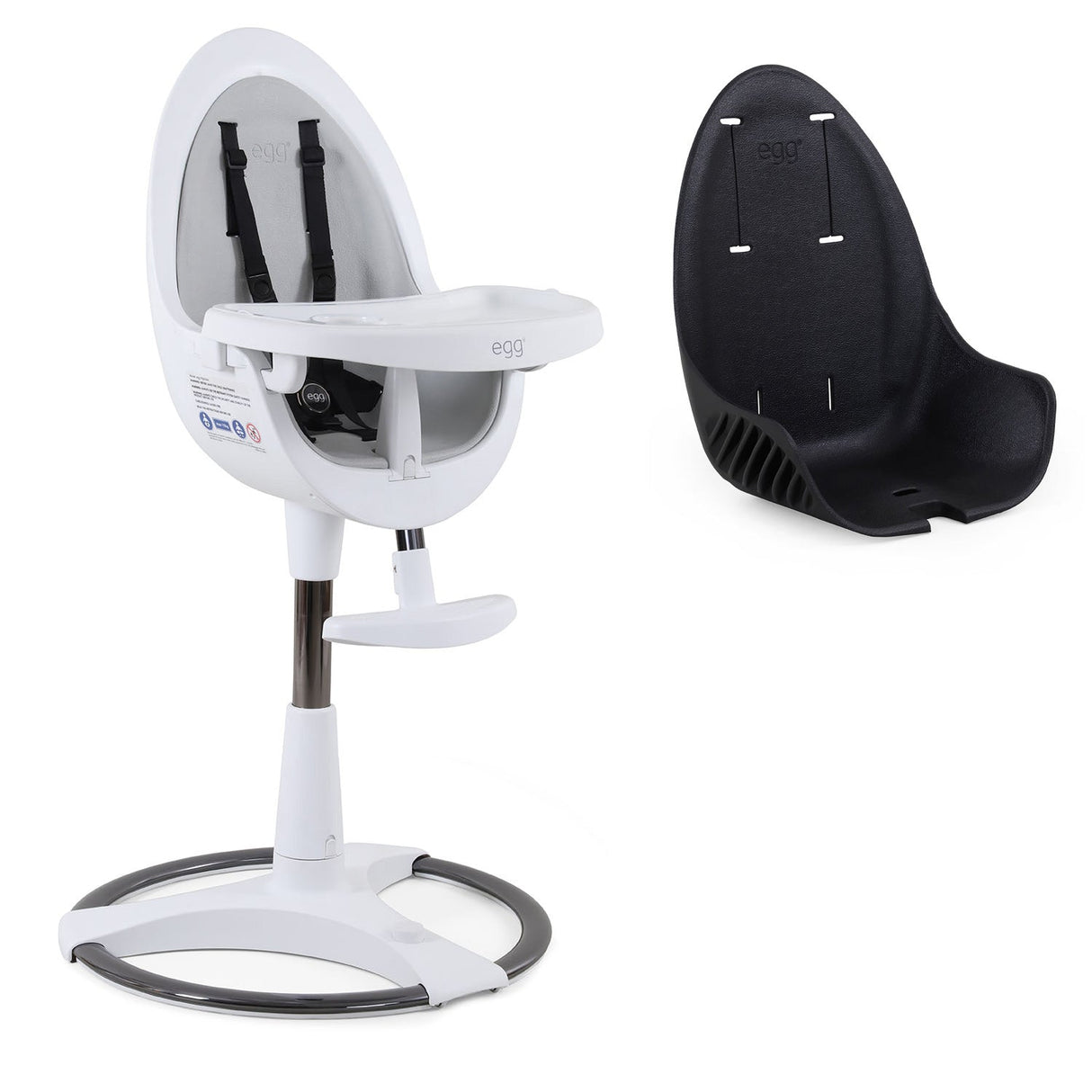 Egg Home Highchair - White 17