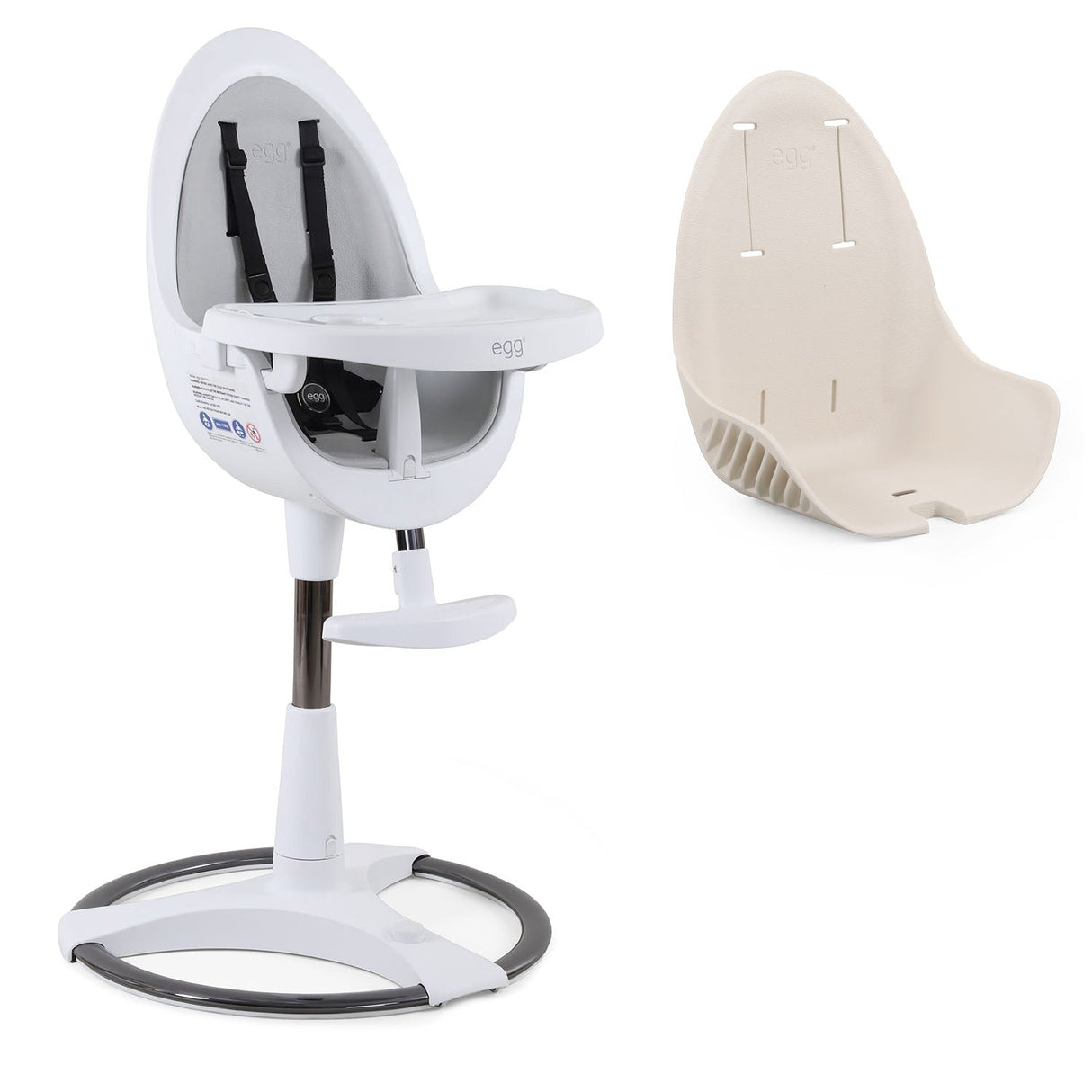 Egg Home Highchair - White 18