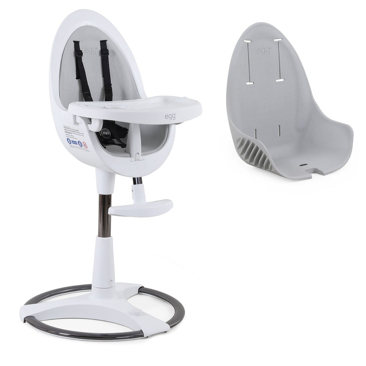 Egg Home Highchair - White 19