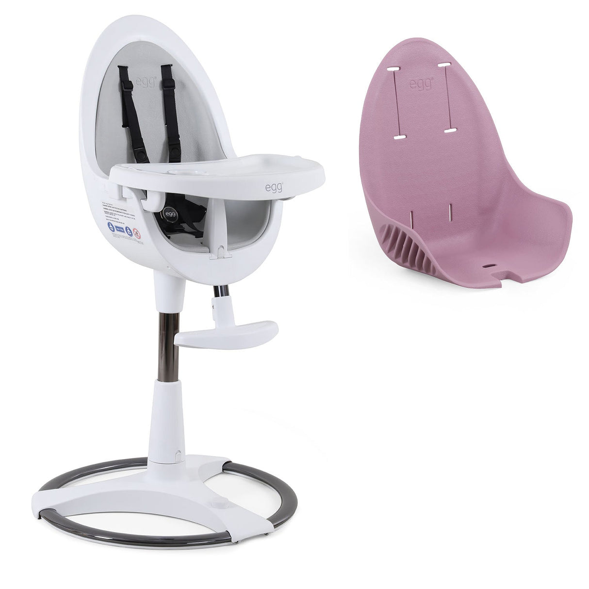 Egg Home Highchair - White 20