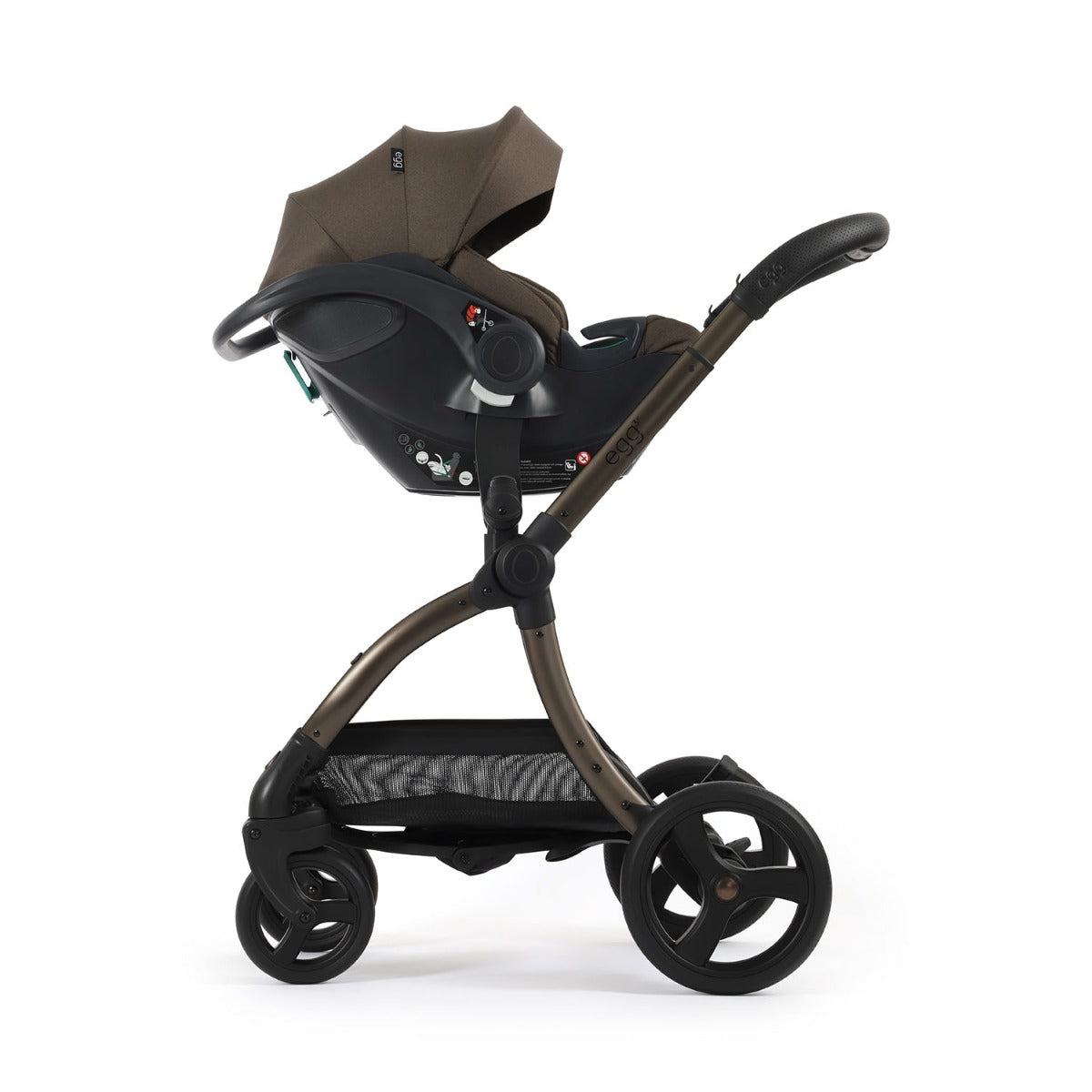 Egg 3 Luxury Shell i-Size Travel System Bundle - Chocolate Velvet 51