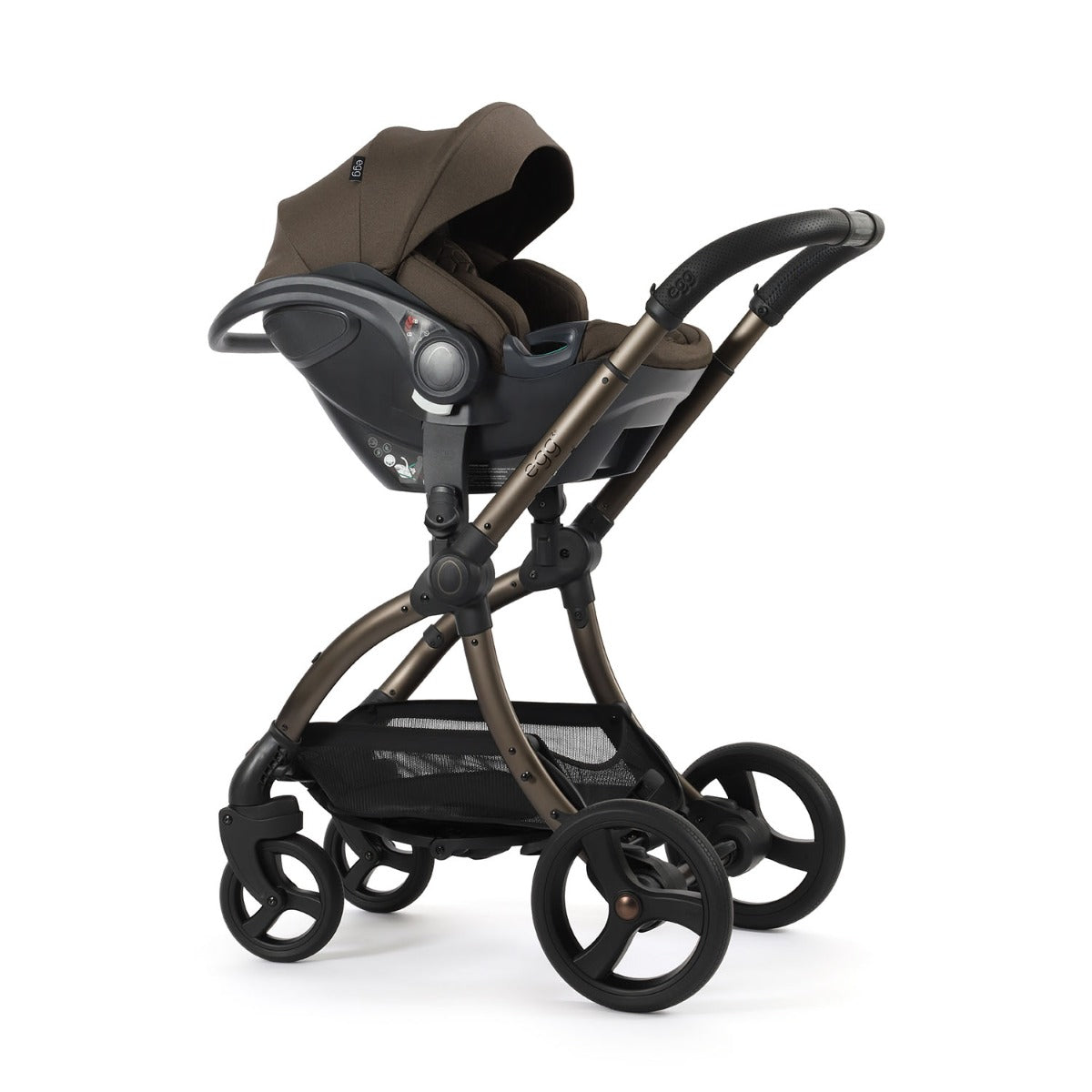 Egg 3 Luxury Shell i-Size Travel System Bundle - Chocolate Velvet 52